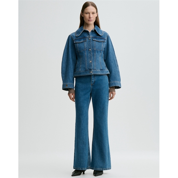 By Malene Birger Villies Denim Jakke, Mid Denim Blue 